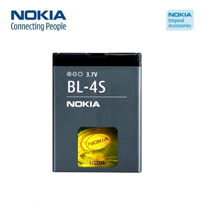 Picture of Nokia BL-4S Akumulators priekš Nokia X3-02 3600S 7610 Supernova 3710 fold Li-Ion 860mAh