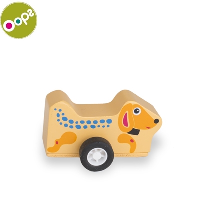 Изображение Oops Dog Koka attīstoša rotaļlieta bērniem no 36m+ (11x3.6x11cm) Krāsaina 17006.22