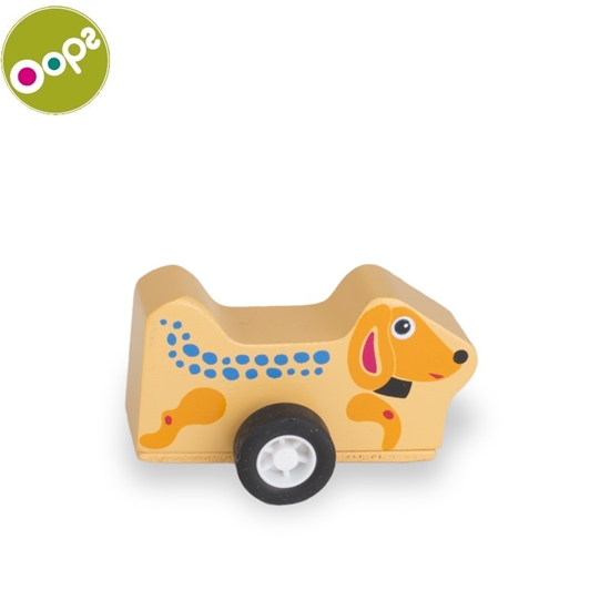 Picture of Oops Dog Koka attīstoša rotaļlieta bērniem no 36m+ (11x3.6x11cm) Krāsaina 17006.22