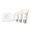 Attēls no Philips Hue White Starter kit: 3 E27 smart bulbs (1100) + dimmer switch