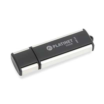 Изображение Platinet Dual USB-A & USB-C Flash Drive/Pen Drive 256GB, USB 3.0 (aka USB 3.1 Gen1), Black, Blister