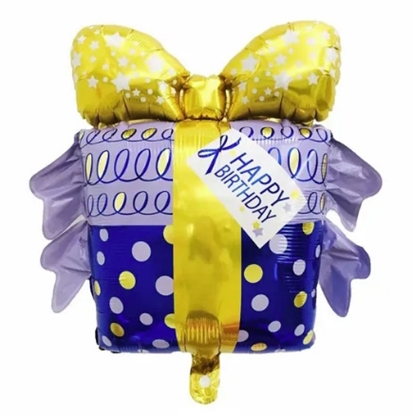 Picture of Riff 60x68cm Folija gaisa balons Happy Birthday present