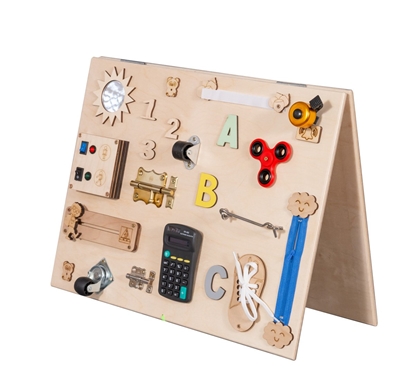 Picture of RoGer RO-4628 Wooden Sensory Manipulation Board for Kids