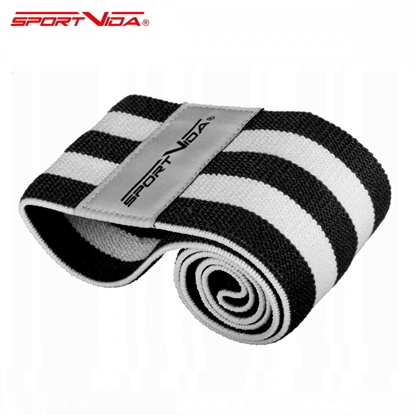 Изображение SportVida Fitness & Crossfit Hip Band Rubber for develop buttock & lower muscle 40*7,6cm Black