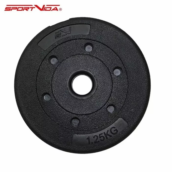 Picture of SportVida Gumijota Diska Svars grifam 1.25kg ar 26mm vidus caurumu (1gab.)