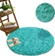 Изображение Strado Dywan okrgy Shaggy Strado 100x100 TurquoiseSea (Turkusowy) uniwersalny