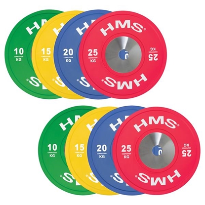 Attēls no Svara disku komplekts TBR PROFI SET ( 8 PCS) OLYMPIC BUMPER SET HMS