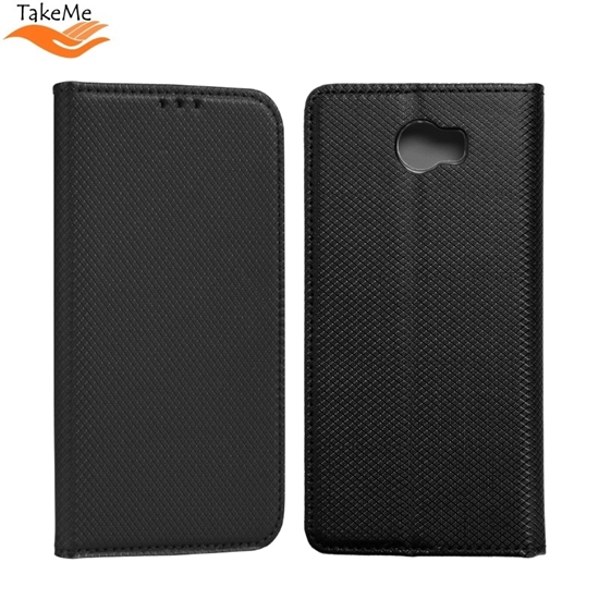Picture of TakeMe Magnēstikas Fiksācijas Sāniski atverams maks bez klipša Samsung Galaxy A32 (A326) 5G Melns