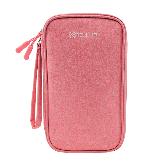 Изображение Tellur Universal travel cable organiser Pink