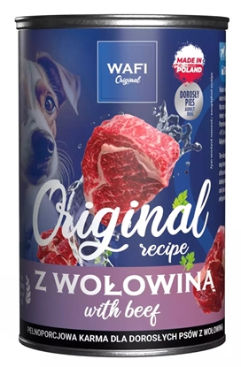 Picture of WAFI Original recipe Beef - Wet dog food - 400 g