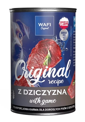 Изображение WAFI Original recipe Game - Wet dog food - 400 g