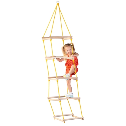 Изображение Woody 90129 Koka Virves kāpšanas tonis (40x40cm) (195cm) bērniem no 3+ gadiem (maks. 60kg)