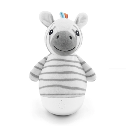 Attēls no Zazu Zack Gudra Zebra - Krāsaina pretkritiena naktslampiņa ar AUTO izslēgšanas funkciju (pēc 30 min) bērniem no 0+ gadiem