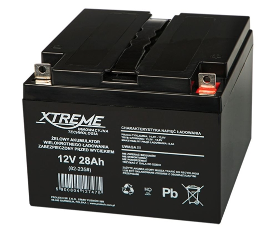 Picture of Akumulator żelowy 12V 28Ah XTREME