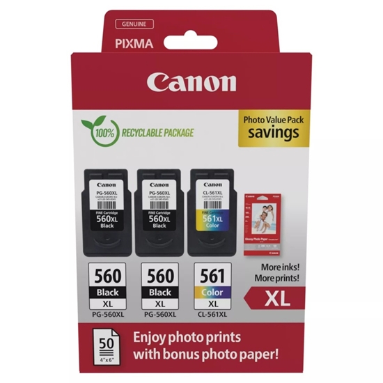 Picture of Canon PG-560 XL x2 / CL-561 XL Photo Value Pack