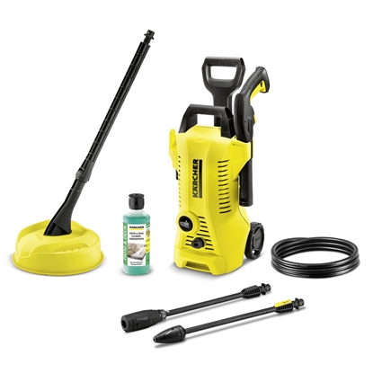 Picture of Kärcher K 2 POWER CONTROL HOME pressure washer Upright Electric 360 l/h Black, Yellow