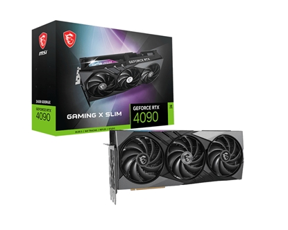 Picture of MSI GEFORCE RTX 4090 GAMING X SLIM 24G graphics card NVIDIA 24 GB GDDR6X