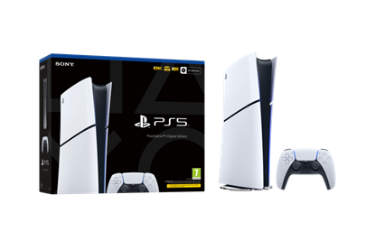 Изображение Sony PlayStation 5 Slim Game Console, Digital Edition, 1TB SSD