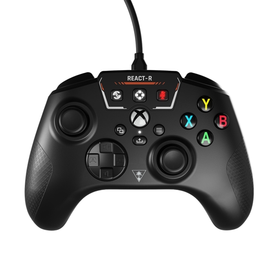 Picture of Turtle Beach REACT-R Black USB Gamepad Analogue / Digital PC, Xbox One, Xbox Series S, Xbox Series X