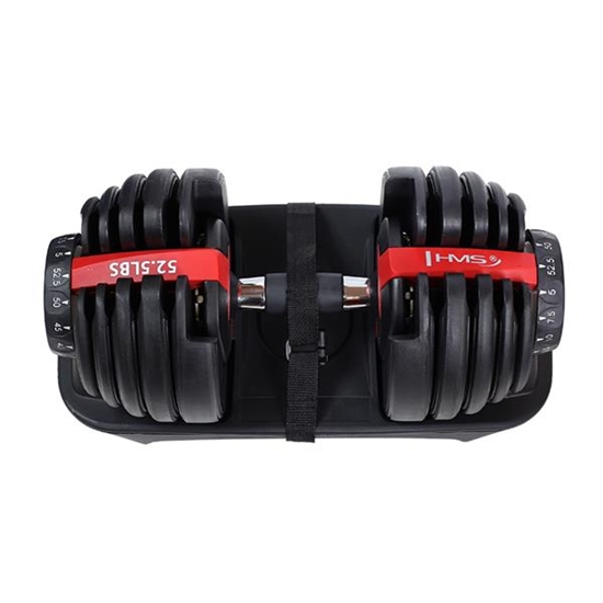 Picture of Hantele ar regulējamu svaru HMS SR80 (1 gab.)