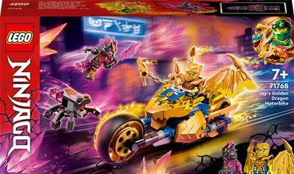 Изображение Konstruktorius LEGO Ninjago Jay auksinio drakono motociklas 71768