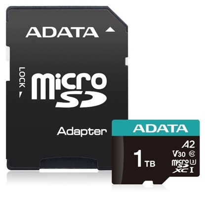 Изображение Micro SD PremierPro 1TB UHS1 U3 V30 100/85 MB/s + adapter
