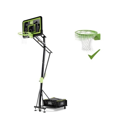 Изображение EXIT Galaxy pārvietojamais basketbola grozs uz riteņiem ar dunk hoop - Melna