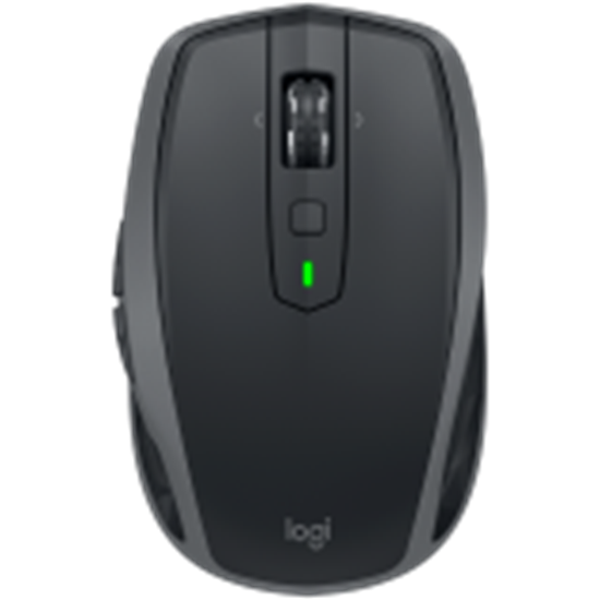 Изображение Logitech MX Anywhere 2S Wireless Mouse, RF Wireless + Bluetooth, 4000 DPI, Graphite