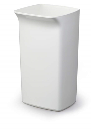 Изображение Atkritumu tvertne DURABIN® 40L taisnstūrveida, balta (vāciņš jāiegādājas atsevišķi)