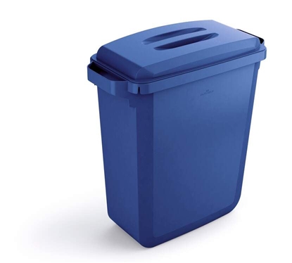 Изображение Atkritumu tvertne DURABIN® 60L taisnstūrveida, zila (vāciņš jāiegādājas atsevišķi)