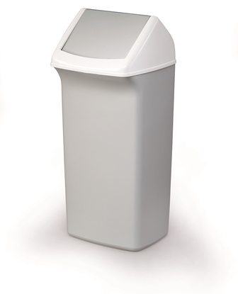 Picture of Atkritumu tvertne DURABIN® 40L taisnstūrveida,pelēka (vāciņš jāiegādājas atsevišķi)