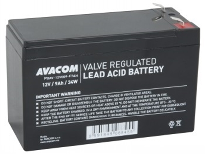 Attēls no Avacom AVACOM baterie 12V 9Ah F2 HighRate (PBAV-12V009-F2AH)
