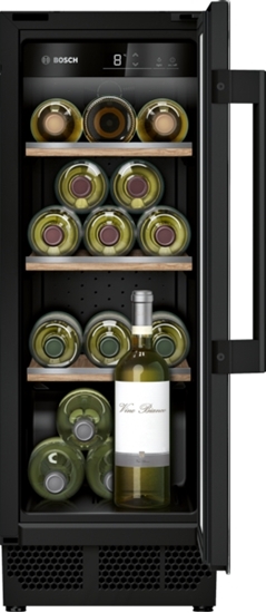 Picture of Bosch KUW20VHF0 wine cooler Compressor wine cooler Countertop Black 21 bottle(s)