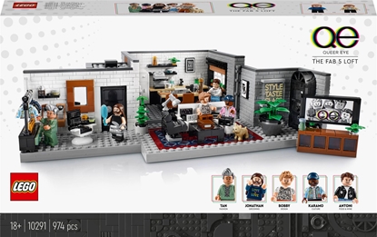 Picture of LEGO 10291 Queer Eye - The Fab 5 Loft Constructor