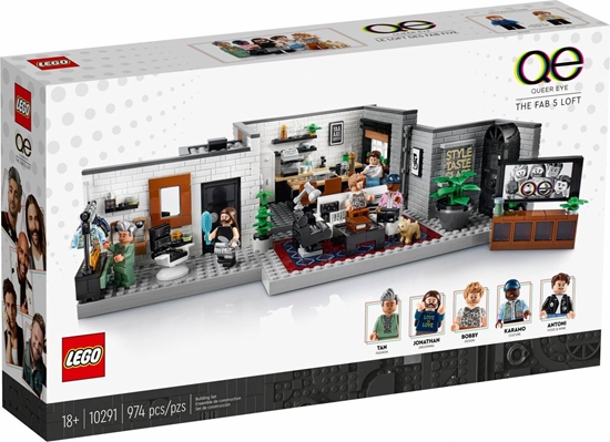 Изображение LEGO 10291 Queer Eye - The Fab 5 Loft Constructor