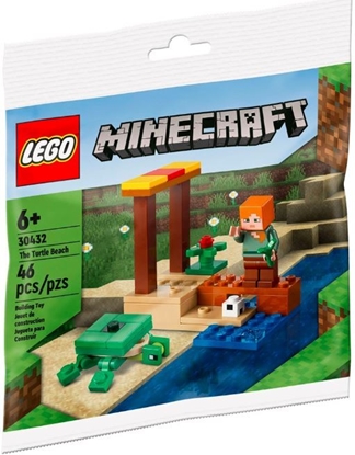 Изображение LEGO Minecraft Plaża żółwi (30432)