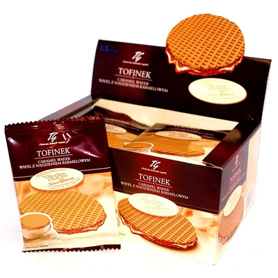 Изображение Vafeles TAGO TOFINEK, karameļu, 40 g