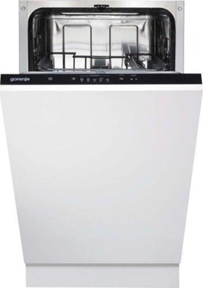 Изображение Dishwasher | GV520E15 | Built-in | Width 44.8 cm | Number of place settings 9 | Number of programs 5 | Energy efficiency class E | Display