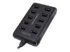 Изображение Logilink USB-HUB 10-Port m. Netzteil    schwarz