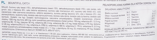 Picture of ACANA Bountiful Catch Cat 1,8kg