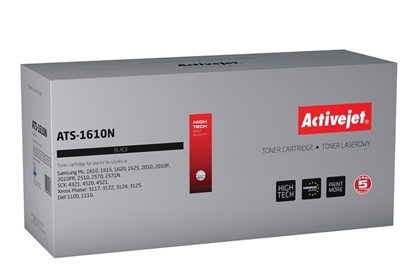 Attēls no Activejet ATS-1610N Toner (replacement for Samsung ML-2010D3 / 2010D3, Xerox 106R01159, Dell J9833; Supreme; 3000 pages; black)