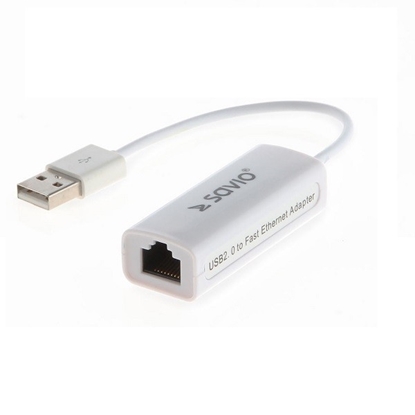 Picture of Adapter USB LAN 2.0 - Fast Ethernet (RJ45), blister, CL-24