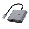 Picture of Adapter USB-C - 2x HDMI 2.0;  4K MST; M/F 