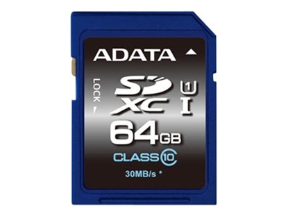 Attēls no ADATA SDXC 64GB 64GB SDXC UHS Class 10 memory card