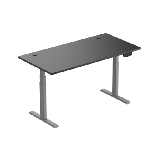 Picture of Adjustable Height Table Up Up Thor Gray, Table top L Black