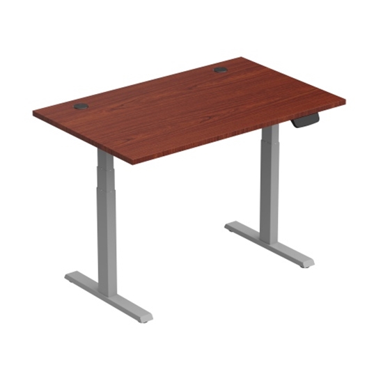Picture of Adjustable Height Table Up Up Thor Gray, Table top M Dark Walnut