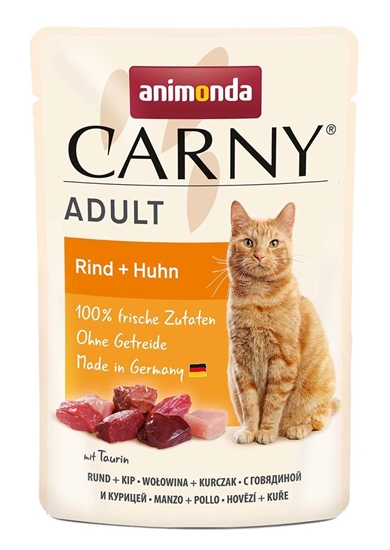 Picture of ANIMONDA Carny Adult Beef and chicken - wet cat food - 85g