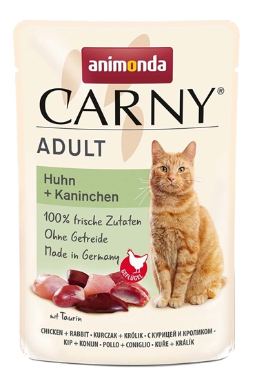 Picture of ANIMONDA Carny Adult Chicken and rabbit - wet cat food - 85g