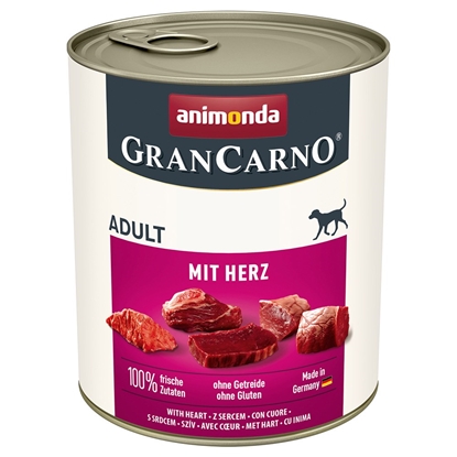 Изображение ANIMONDA GranCarno Adult with hearts - wet dog food - 800g