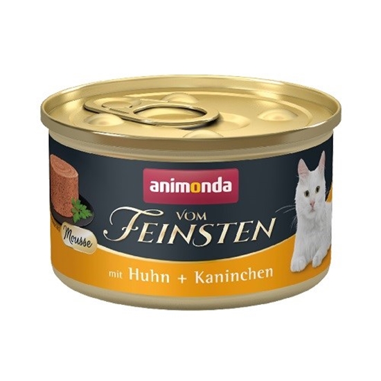 Изображение ANIMONDA Vom Feinsten Mousse Chicken and rabbit - wet cat food - 85g